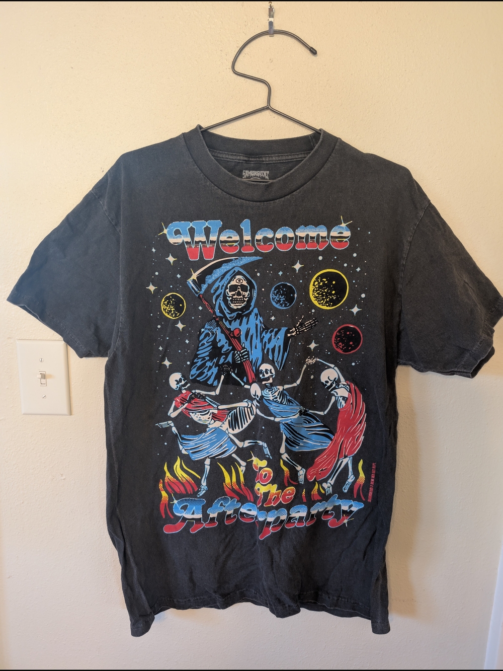 Welcome Graphic Black Men’s T‑Shirt